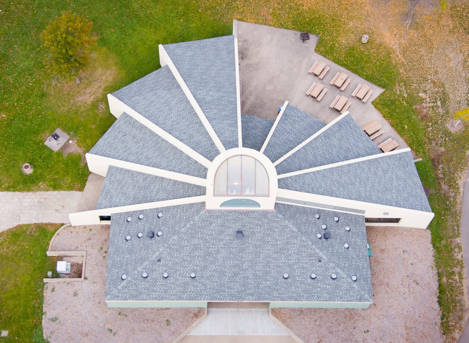 Battle Creek Regional Park Pavilion Project Portfolio Central Roofing Company