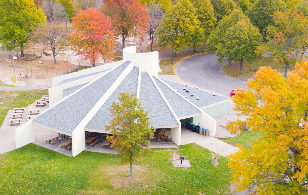 Battle Creek Regional Park Pavilion Project Portfolio Central Roofing Company