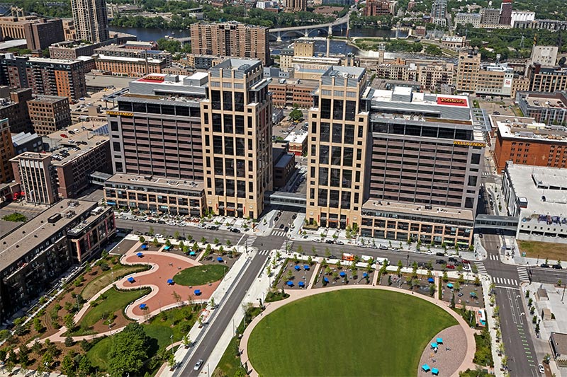 Wells Fargo Banking Flagship with Green Roof