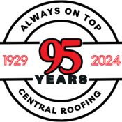 central-roofing-95-years-logo